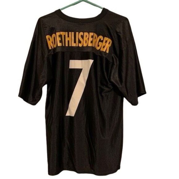 PITTSBURGH STEELERS BEN ROETHLISBERGER SIZE MEDIUM FOOTBALL JERSEY - Picture 1 of 8